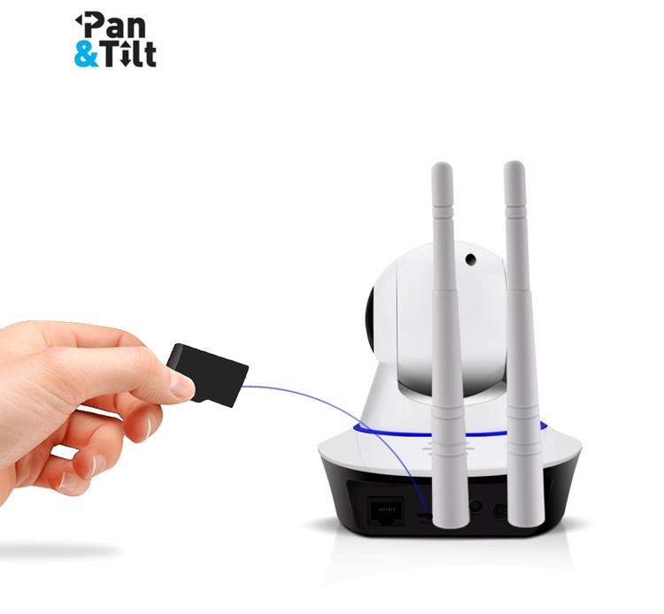 Κάμερα Ρομποτική IP ANGA AQ-8101IBW Wi Fi ONVIF 1080P 2.0 MP (Λευκή) WiFi / Ethernet - iThinksmart.gr