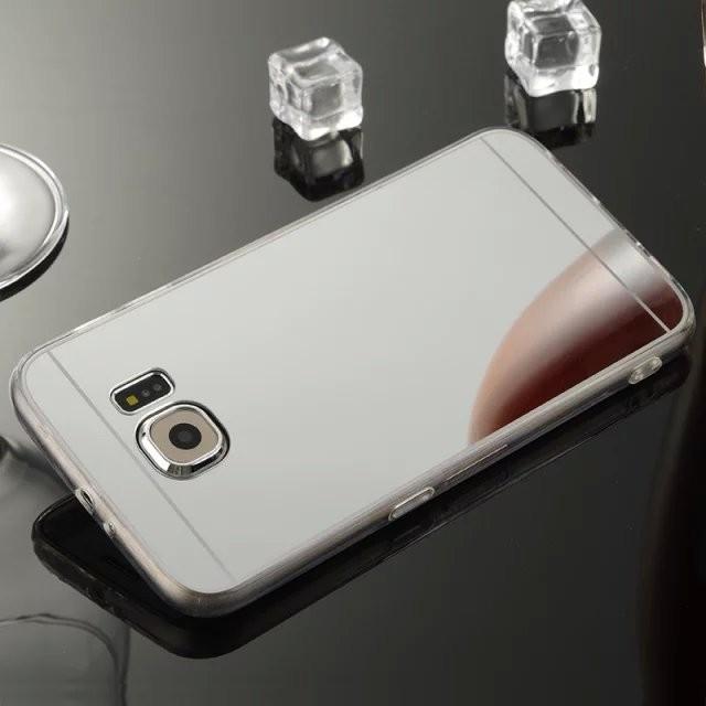 Θηκη TPU "Mirror" Ασημι - Samsung Galaxy S6 Edge Plus - iThinksmart.gr