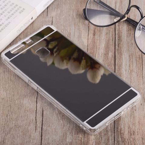 Θηκη TPU "Mirror" Μαυρο - Huawei P9 (EVA-L09) - iThinksmart.gr