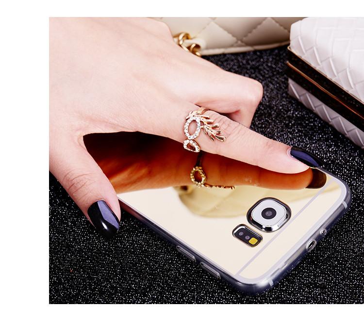 Θηκη TPU "Mirror" Χρυση - Samsung Galaxy S6 Edge Plus - iThinksmart.gr