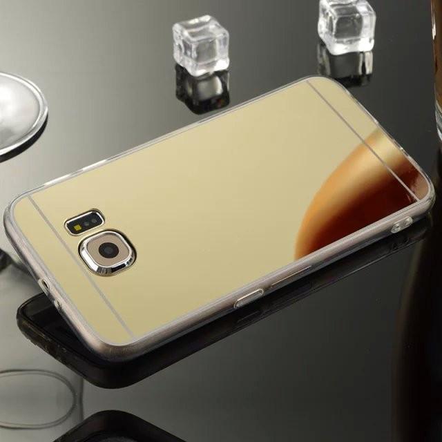 Θηκη TPU "Mirror" Χρυση - Samsung Galaxy S6 Edge Plus - iThinksmart.gr