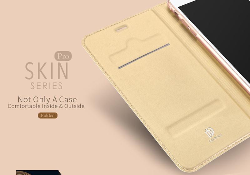 Θήκη Πορτοφόλι Flip Dux Ducis από Δερματίνη - iPhone 7 Plus / 8 Plus - Χρυση - iThinksmart.gr