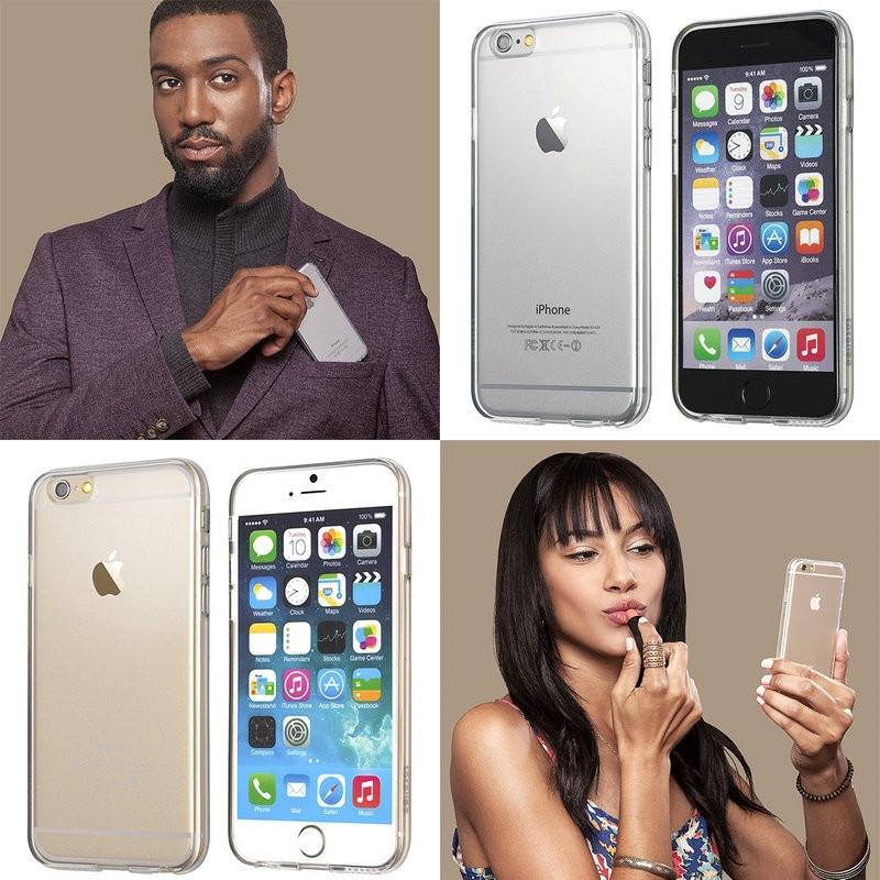 Θηκη TPU Haweel 0,3mm - iPhone 6 Plus / 6s Plus - Μαυρο - iThinksmart.gr