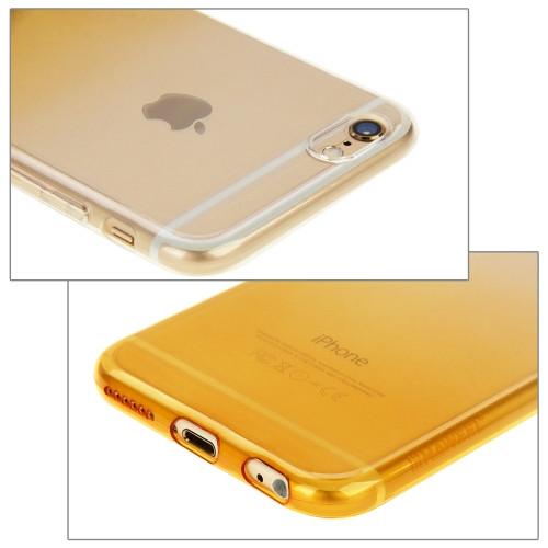 Θηκη TPU Haweel 0,3mm - iPhone 6/6s - Κιτρινο / Διαφανο - iThinksmart.gr