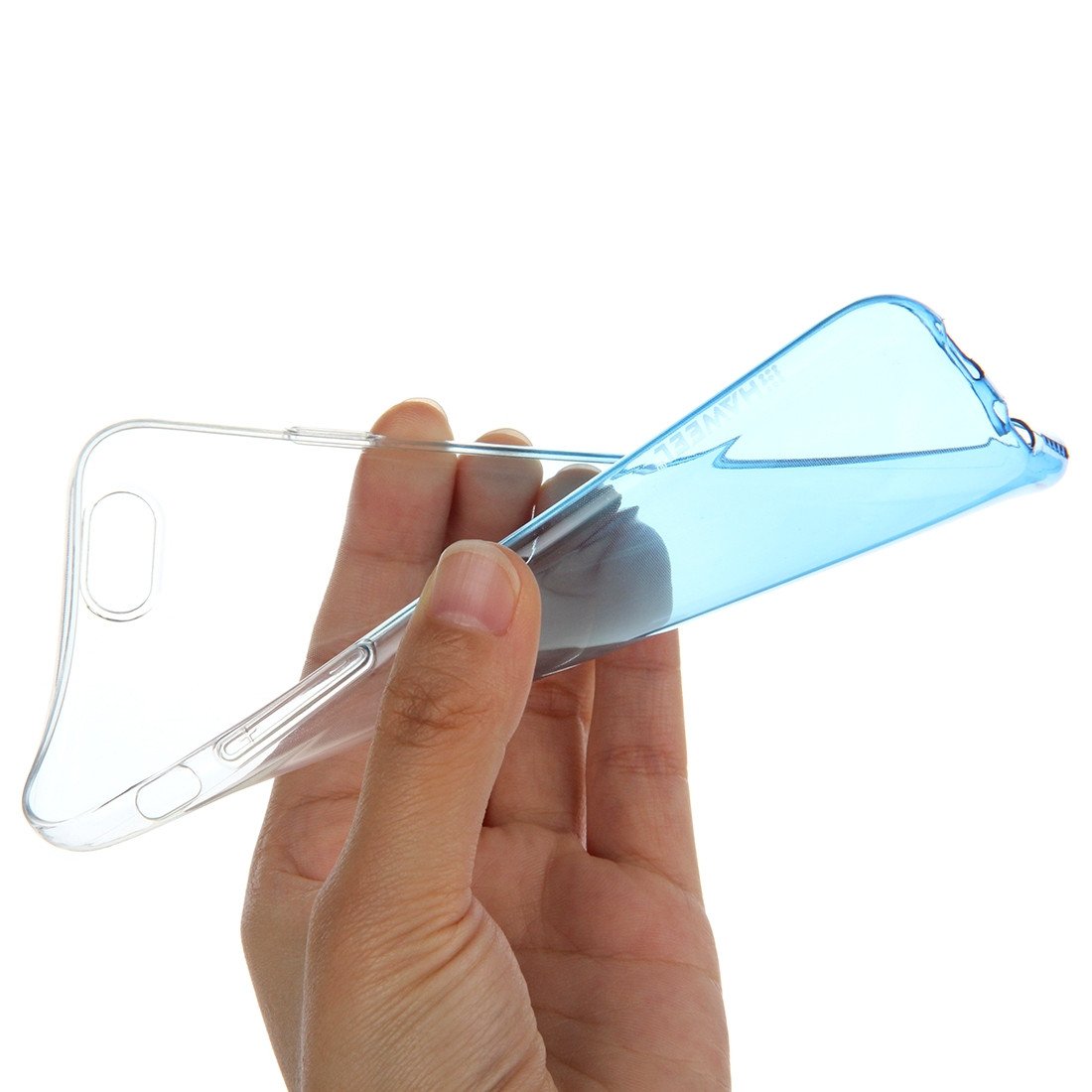 Θηκη TPU Haweel 0,3mm - iPhone 6 Plus/6s Plus - Γαλαζιο / Διαφανο - iThinksmart.gr