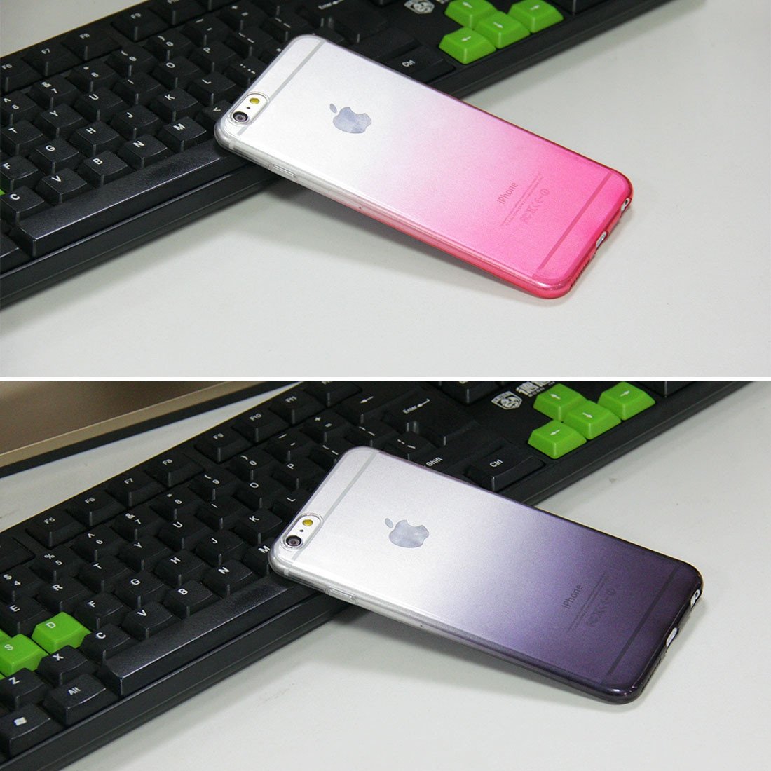 Θηκη TPU Haweel 0,3mm - iPhone 6 Plus/6s Plus - Γαλαζιο / Διαφανο - iThinksmart.gr