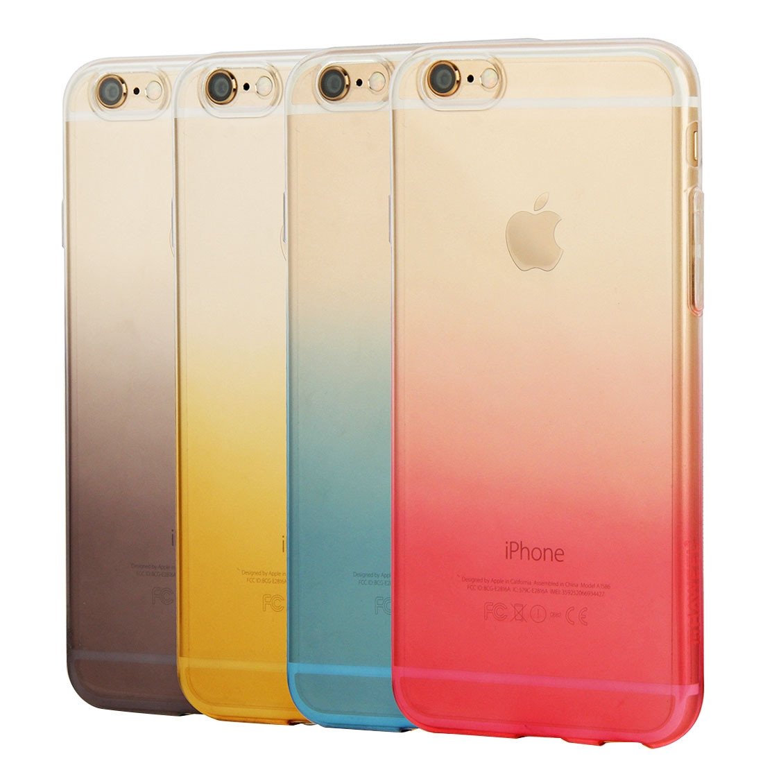 Θηκη TPU Haweel 0,3mm - iPhone 6 Plus/6s Plus - Γαλαζιο / Διαφανο - iThinksmart.gr