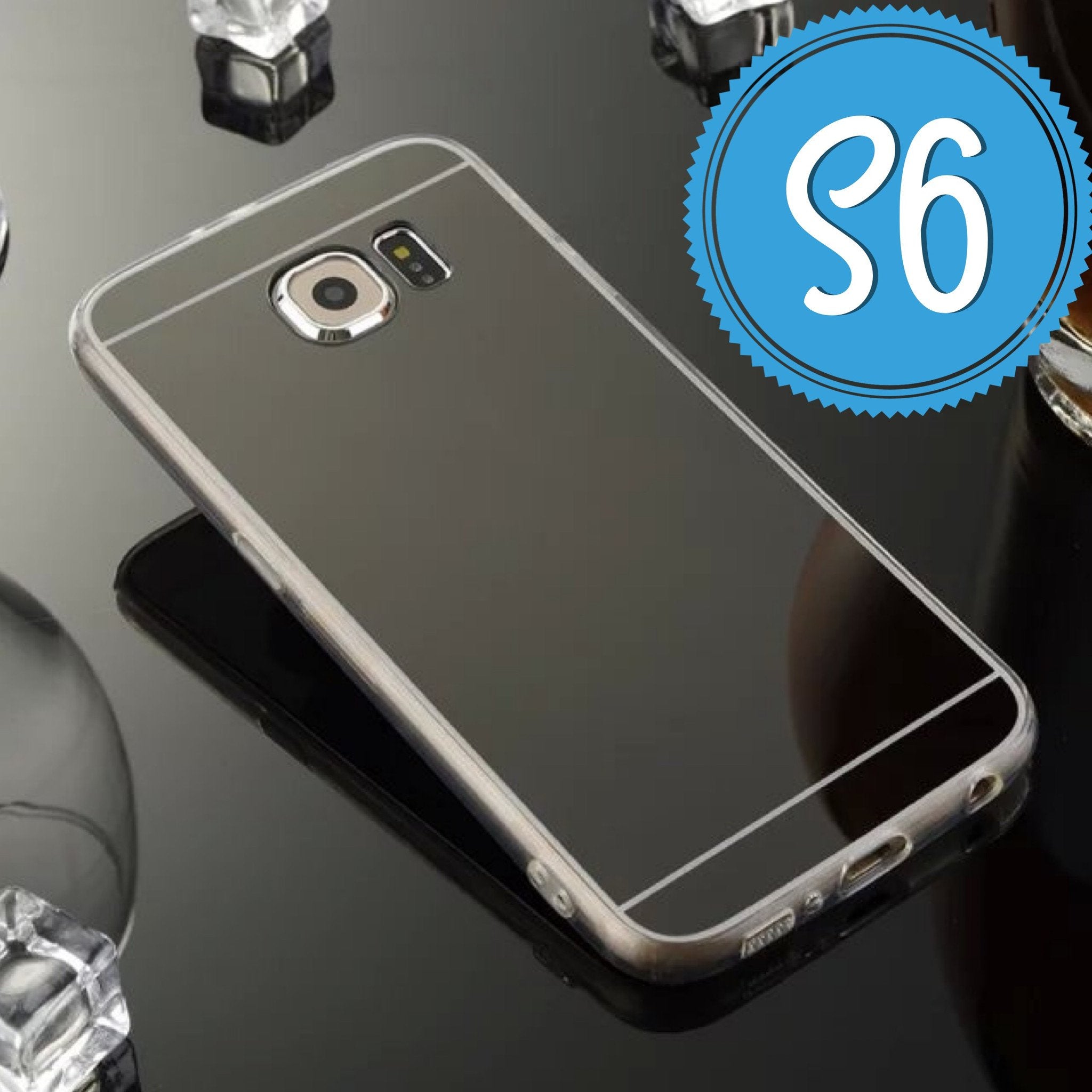 Θηκη TPU "Mirror" Μαυρο - Samsung Galaxy S6 - iThinksmart.gr