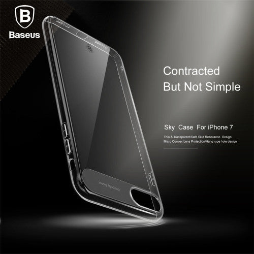 Θηκη Baseus Sky Series - iPhone 7 / iPhone 8 / SE 2020 - Διαφανο - iThinksmart.gr