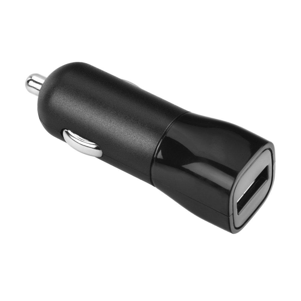 Σετ Φορτιστής Κινητού Αυτοκινήτου 1A USB + Καλωδιο Micro USB Blue Star - Μαυρο - iThinksmart.gr