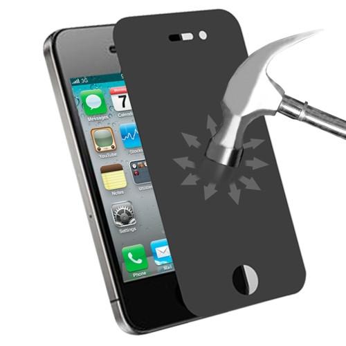 Tempered Glass Privacy - Φιμέ Τζαμάκι / Γυαλί Οθόνης - iPhone 4/4s - iThinksmart.gr