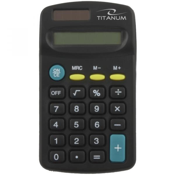 Αριθμομηχανή Μικρή - Τσέπης Calculator Titanum Tales 8 Ψηφίων - Μαύρο - iThinksmart.gr
