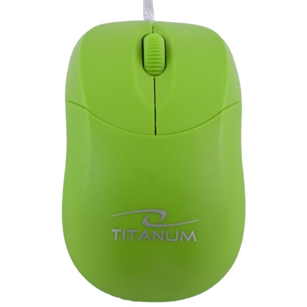 Ποντίκι Titanum 3D Arowana Ενσύρματο - Πράσινο