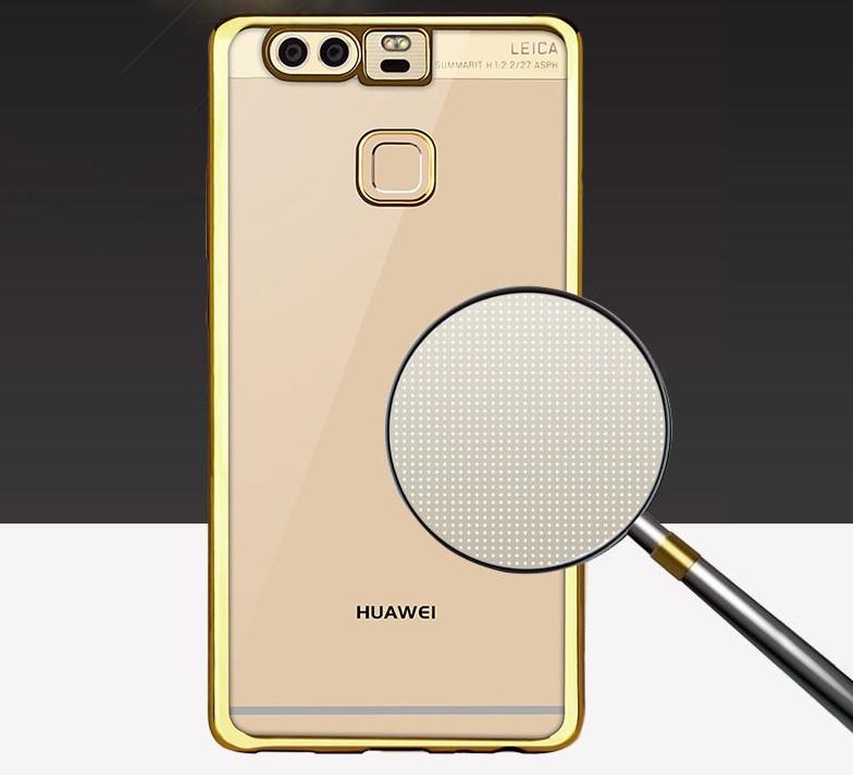 Θηκη TPU "Luxury Frame" Χρυση - Huawei P9 (EVA-L09) - iThinksmart.gr