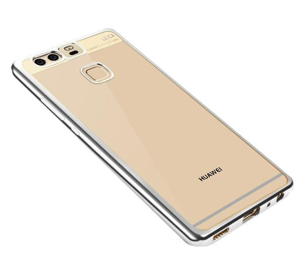 Θηκη TPU "Luxury Frame" Ασημι - Huawei P9 (EVA-L09) - iThinksmart.gr