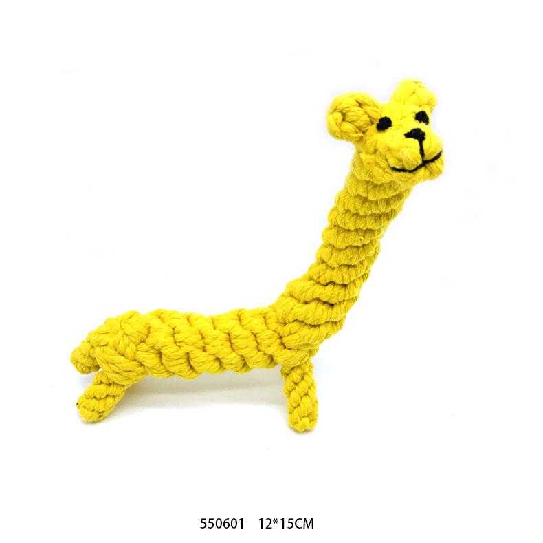 Παιχνίδι σκύλου ζωάκι από σχοινί - 12x15cm - 550601 - iThinksmart.gr