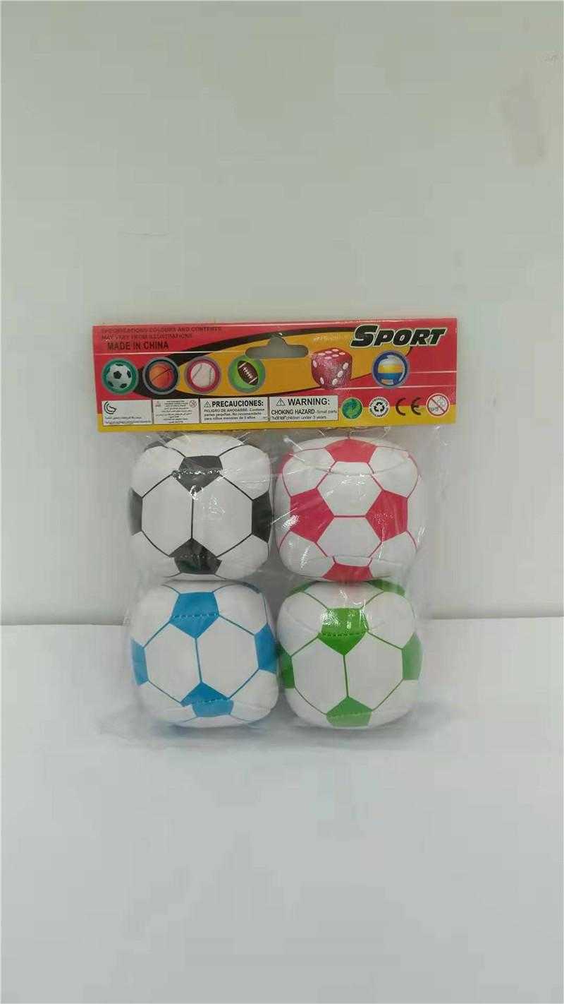 Σετ μαλακά μπαλάκια παιχνιδιού - 3# - 4pcs - 0648-52 - 222067 - iThinksmart.gr