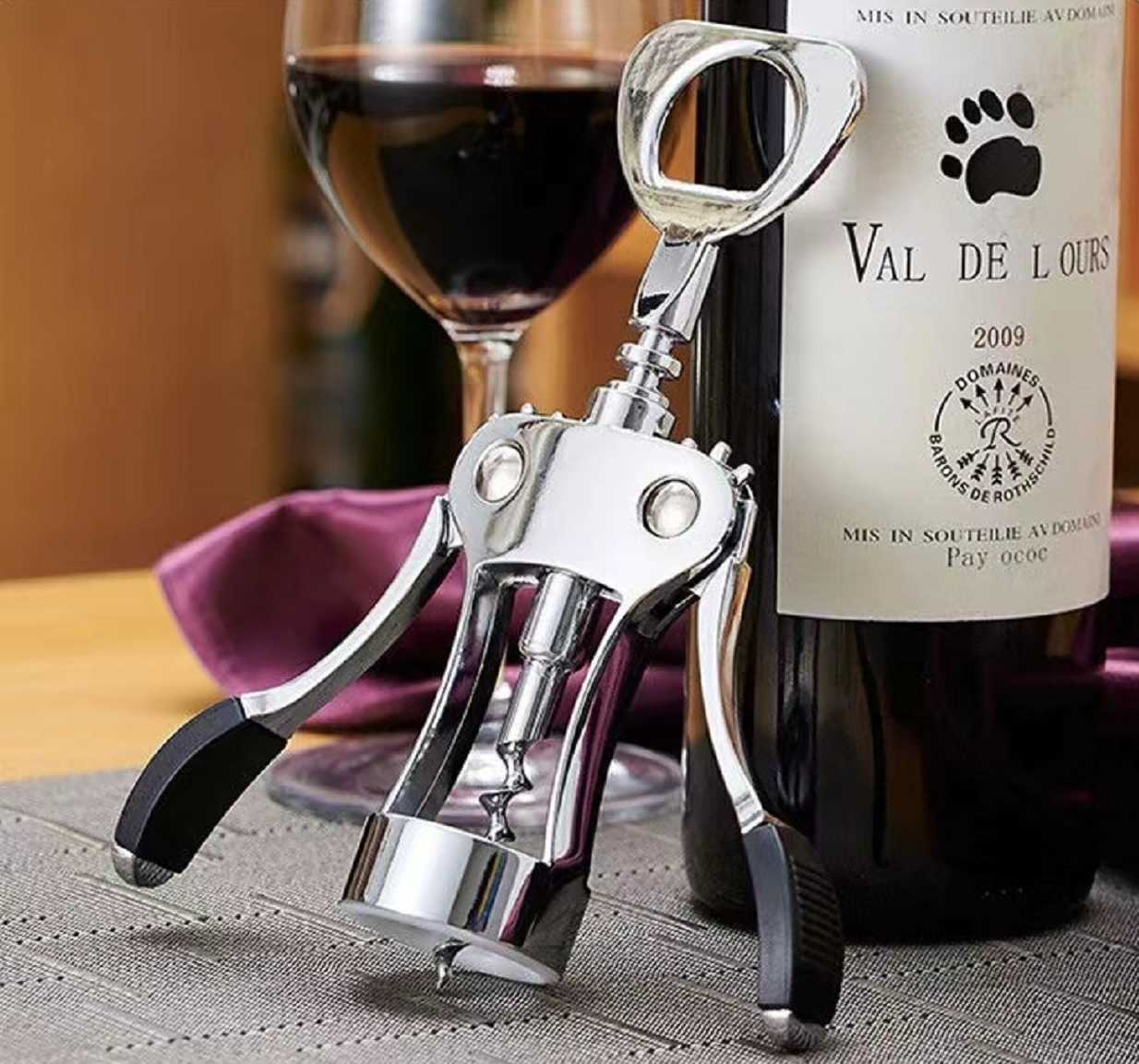 Μεταλλικό ανοιχτήρι κρασιού - Τιρμπουσόν - BBZ0416 - 368312 - iThinksmart.gr