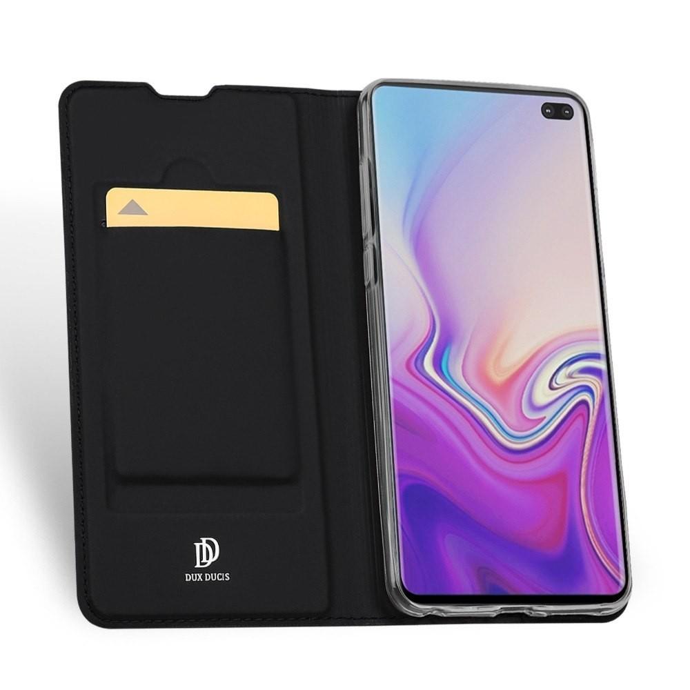 Θήκη Πορτοφόλι Flip Dux Ducis από Δερματίνη - Samsung Galaxy S10 Plus - Μαυρο - iThinksmart.gr