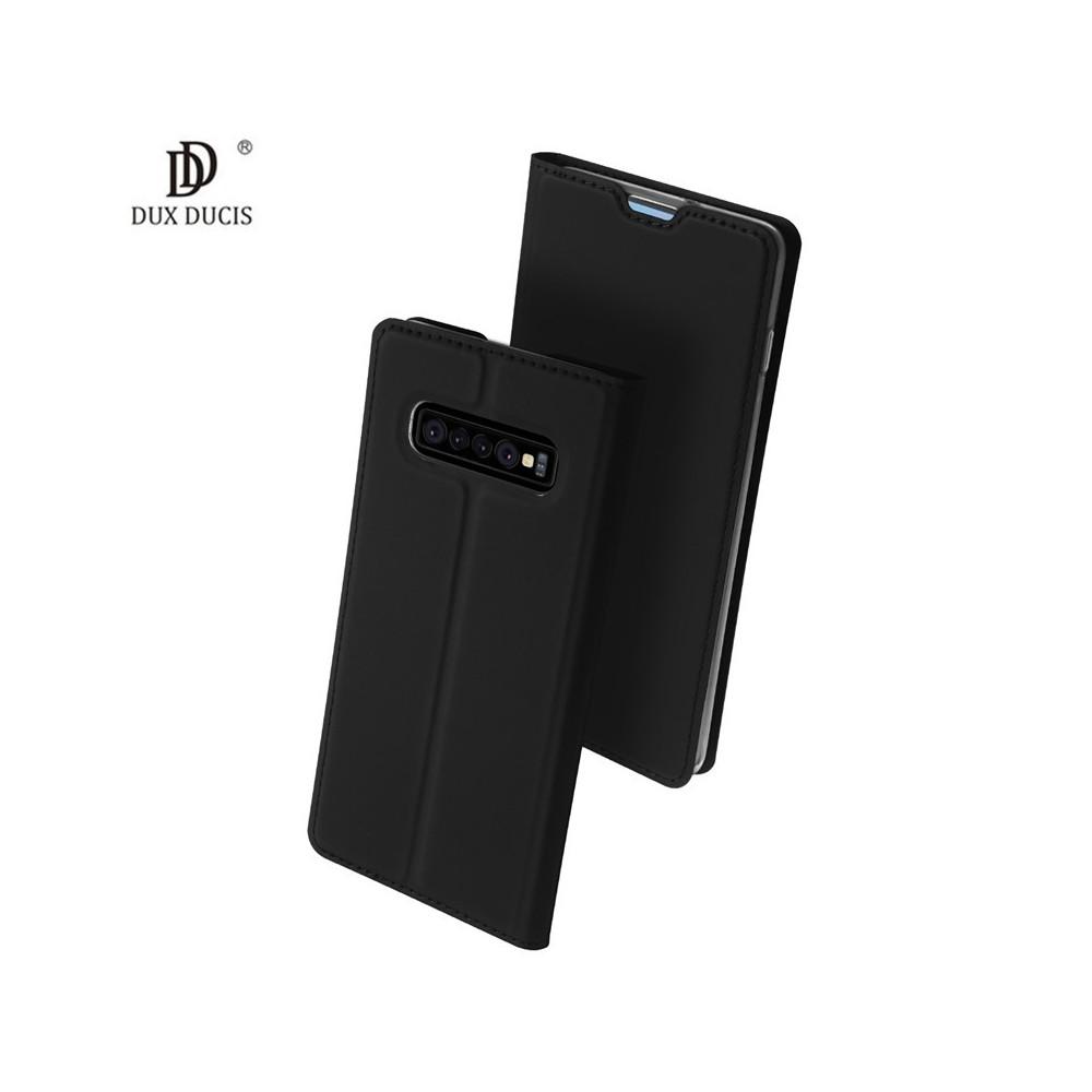 Θήκη Πορτοφόλι Flip Dux Ducis από Δερματίνη - Samsung Galaxy S10 Plus - Μαυρο - iThinksmart.gr