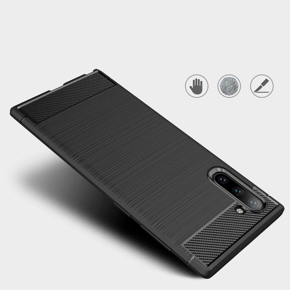 Θήκη TPU Carbon OEM - Samsung Galaxy Note 10 - Μαυρο - iThinksmart.gr
