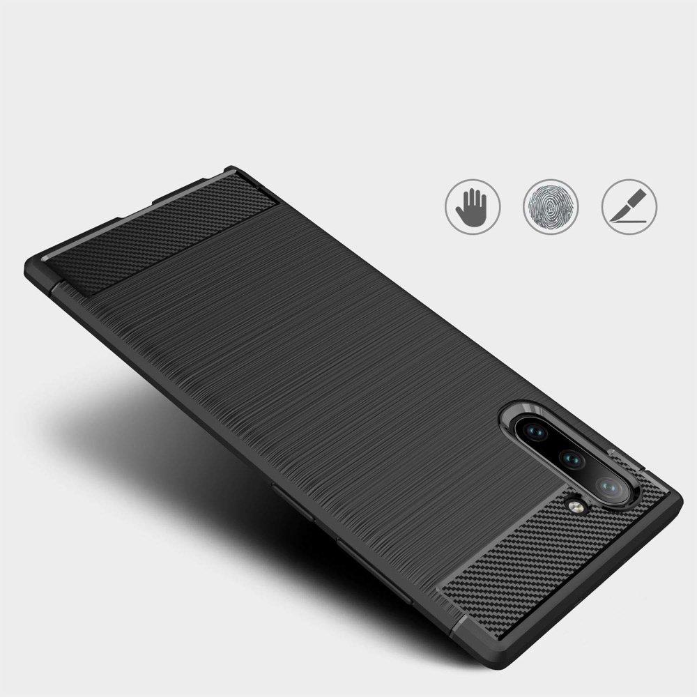 Θήκη TPU Carbon OEM - Samsung Galaxy Note 10 - Μπλε - iThinksmart.gr