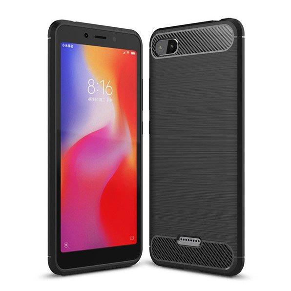 Θηκη TPU Carbon OEM - Xiaomi Redmi 6A - Μαυρη - iThinksmart.gr