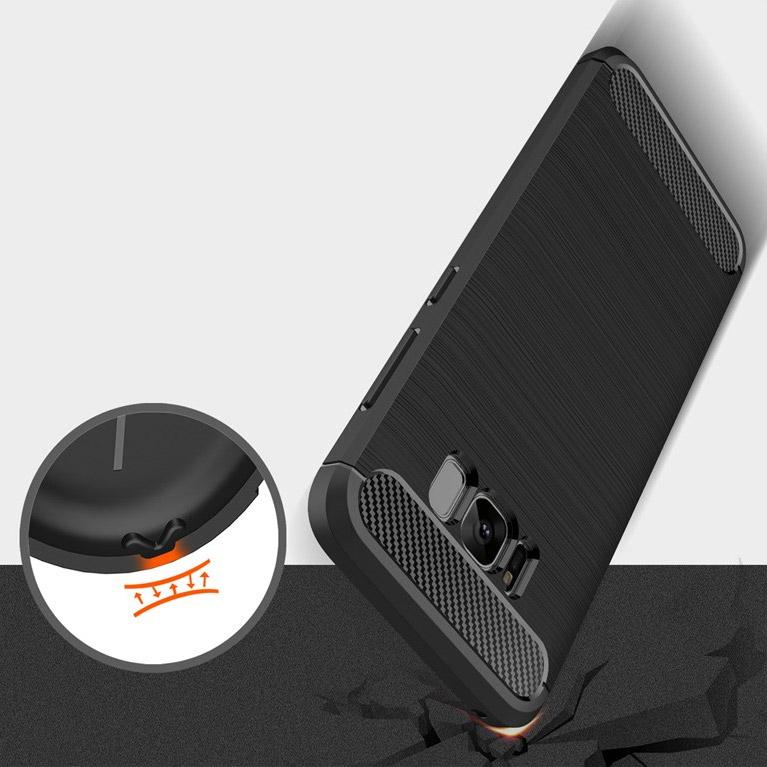 Θηκη TPU Carbon OEM - Samsung Galaxy S8 - Μαυρο - iThinksmart.gr