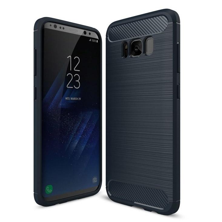 Θηκη TPU Carbon OEM - Samsung Galaxy S8 - Μπλε - iThinksmart.gr