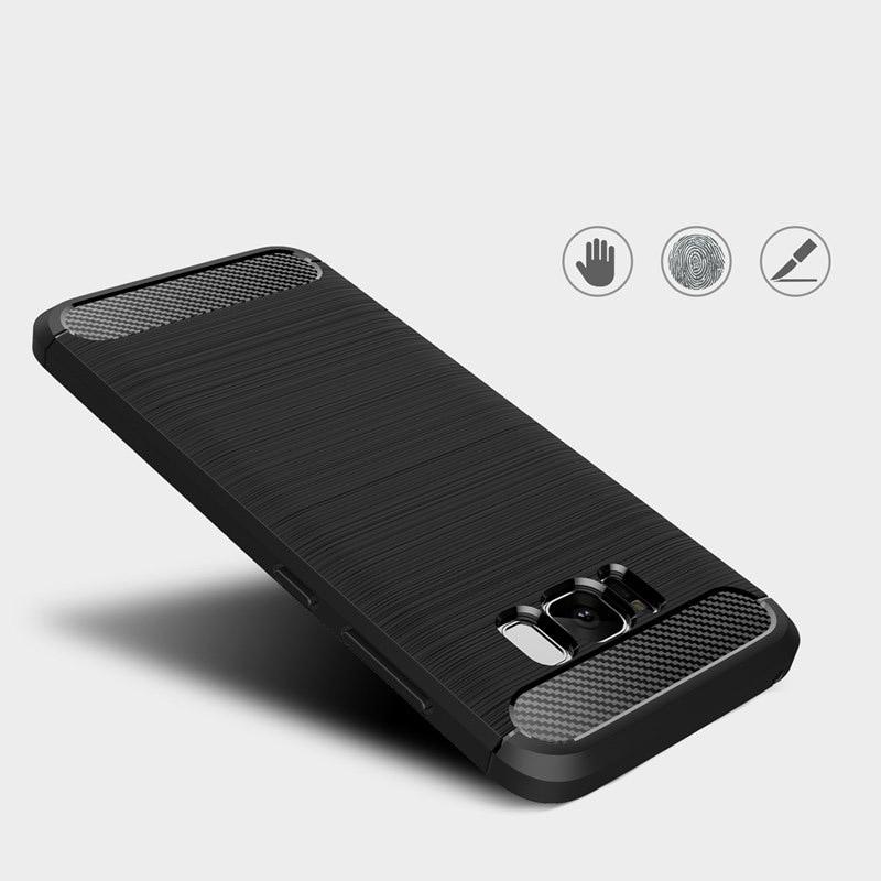 Θηκη TPU Carbon OEM - Samsung Galaxy S8 - Μπλε - iThinksmart.gr