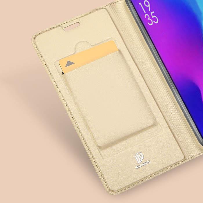 Θήκη Πορτοφόλι Flip Dux Ducis από Δερματίνη - Huawei P30 Pro - Χρυσο - iThinksmart.gr