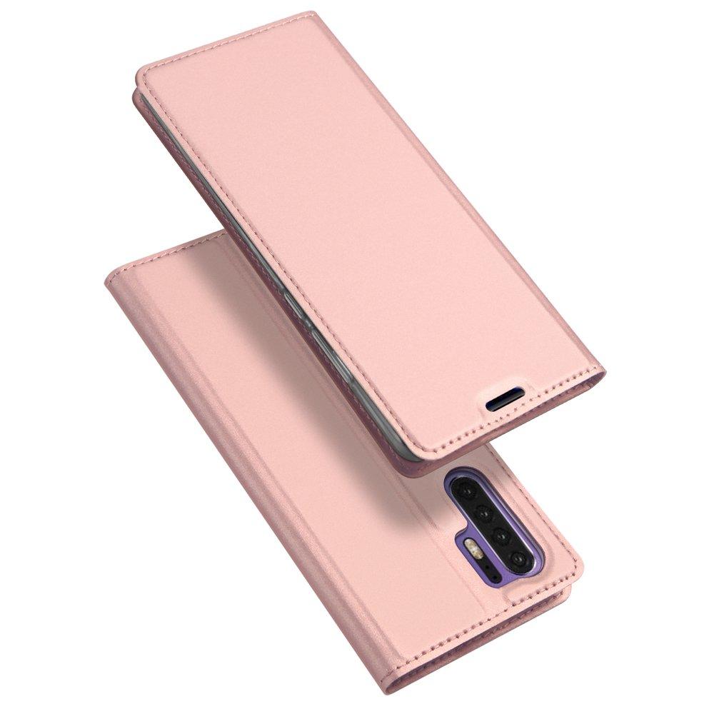 Θήκη Πορτοφόλι Flip Dux Ducis από Δερματίνη - Huawei P30 Pro - Ροζ Χρυσο - iThinksmart.gr