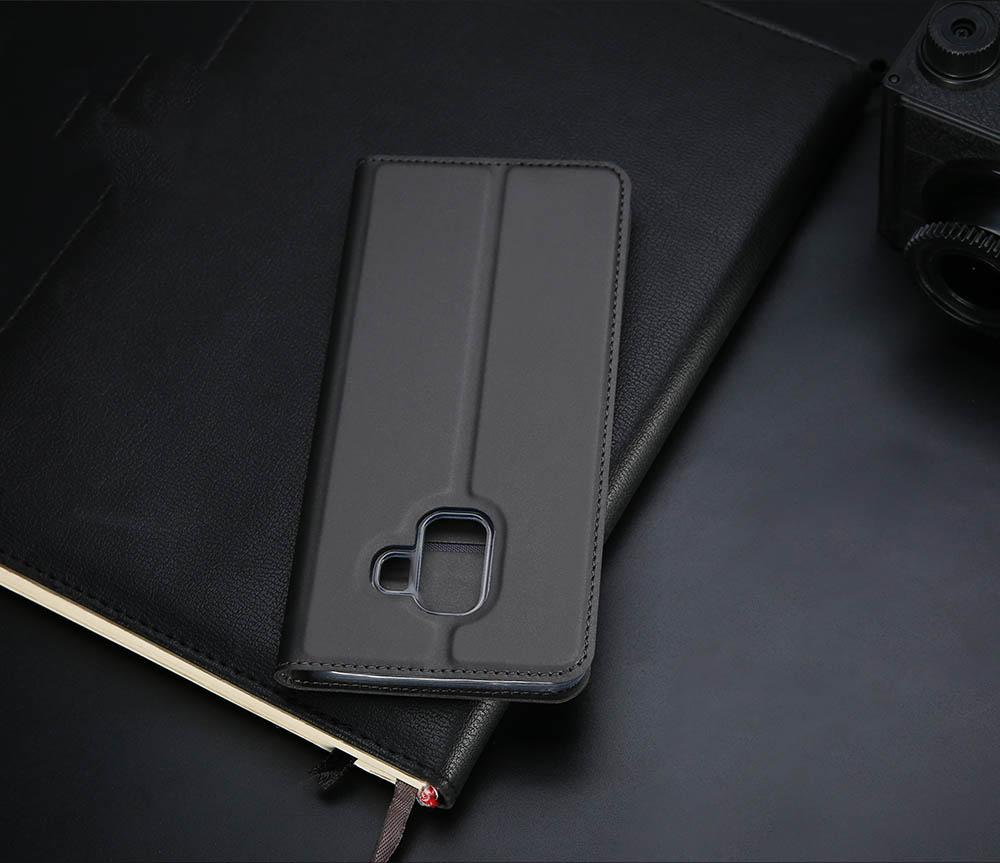 Θήκη Πορτοφόλι Flip Dux Ducis από Δερματίνη - Samsung Galaxy J6 Plus (2018) - Χρυσο - iThinksmart.gr