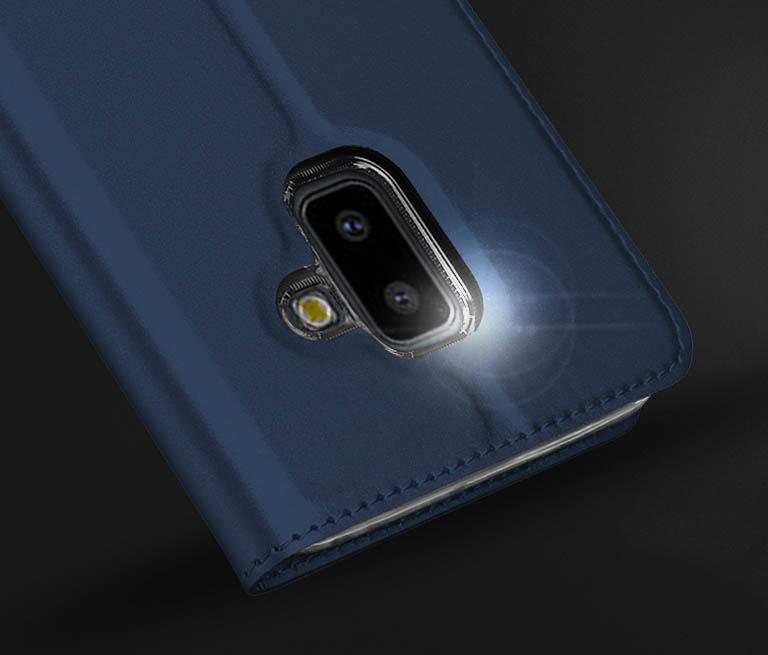 Θήκη Πορτοφόλι Flip Dux Ducis από Δερματίνη - Samsung Galaxy J6 Plus (2018) - Χρυσο - iThinksmart.gr