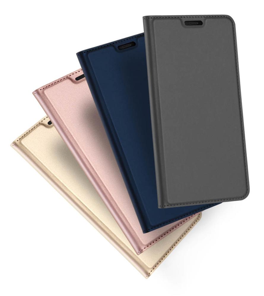 Θήκη Πορτοφόλι Flip Dux Ducis από Δερματίνη - Samsung Galaxy J6 Plus (2018) - Χρυσο - iThinksmart.gr