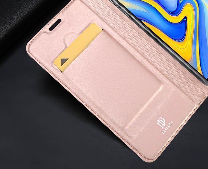 Θήκη Πορτοφόλι Flip Dux Ducis από Δερματίνη - Samsung Galaxy J6 Plus (2018) - Χρυσο - iThinksmart.gr