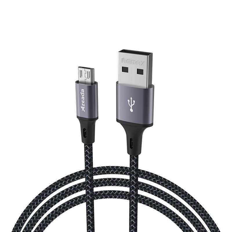Καλώδιο Φόρτισης & Δεδομένων Micro USB Proda Azeada 3A 1m PD-B52m - Μαύρο - iThinksmart.gr