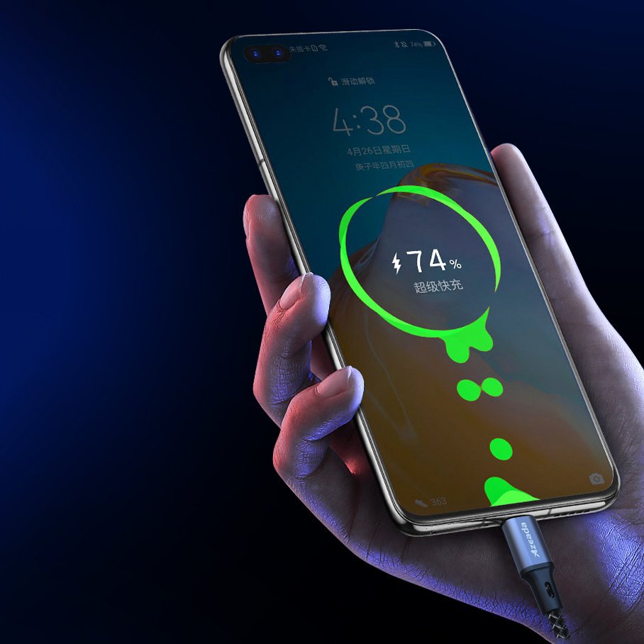 Καλώδιο Φόρτισης & Δεδομένων Micro USB Proda Azeada 3A 1m PD-B52m - Μαύρο - iThinksmart.gr