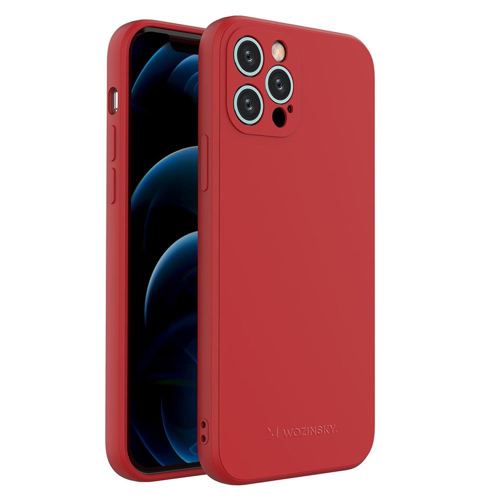 Θήκη Σιλικόνης Wozinsky Candy Color για iPhone 12 Pro - Κόκκινο - iThinksmart.gr