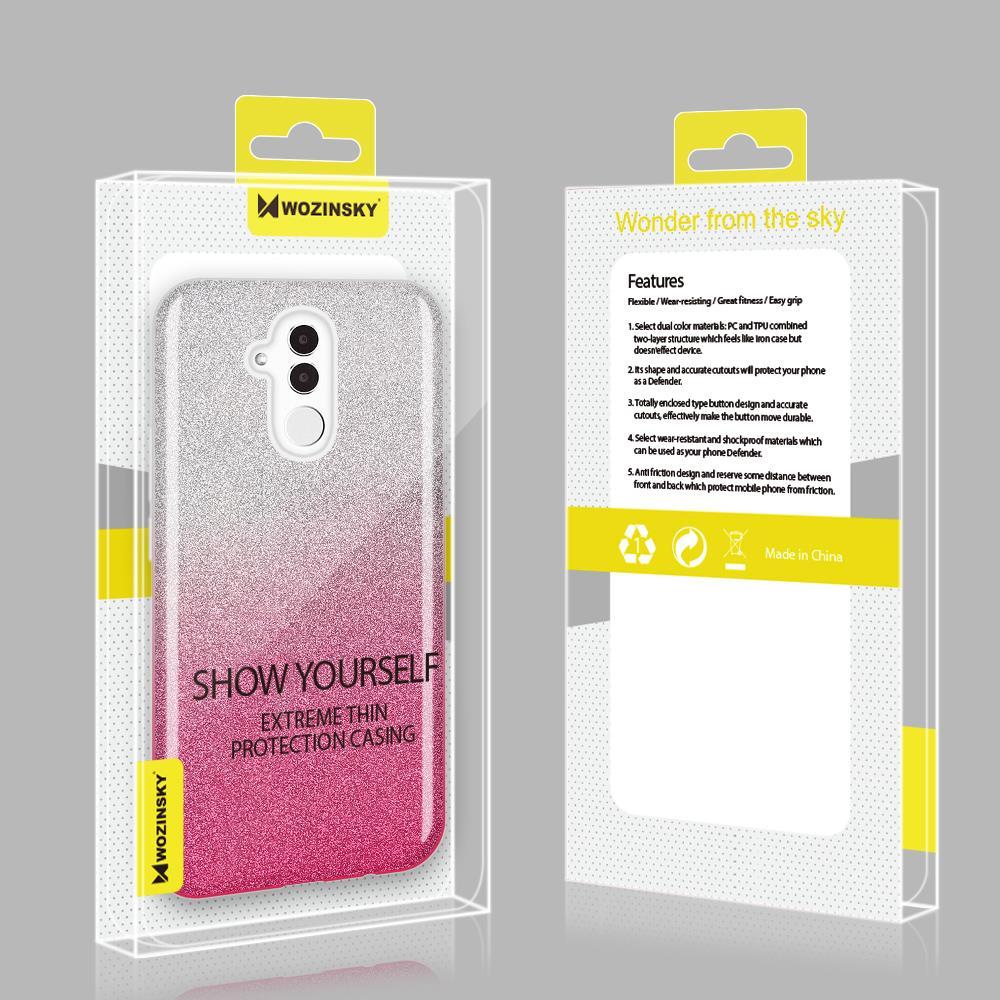 Θήκη Wozinsky Glitter Shining - Samsung Galaxy A50 - Ασημί / Μωβ - iThinksmart.gr