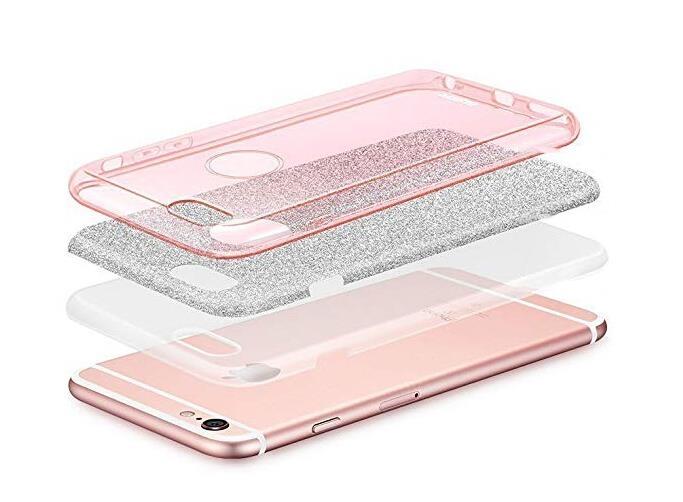 Θήκη Wozinsky Glitter Shining - Samsung Galaxy A50 - Ασημί / Μωβ - iThinksmart.gr