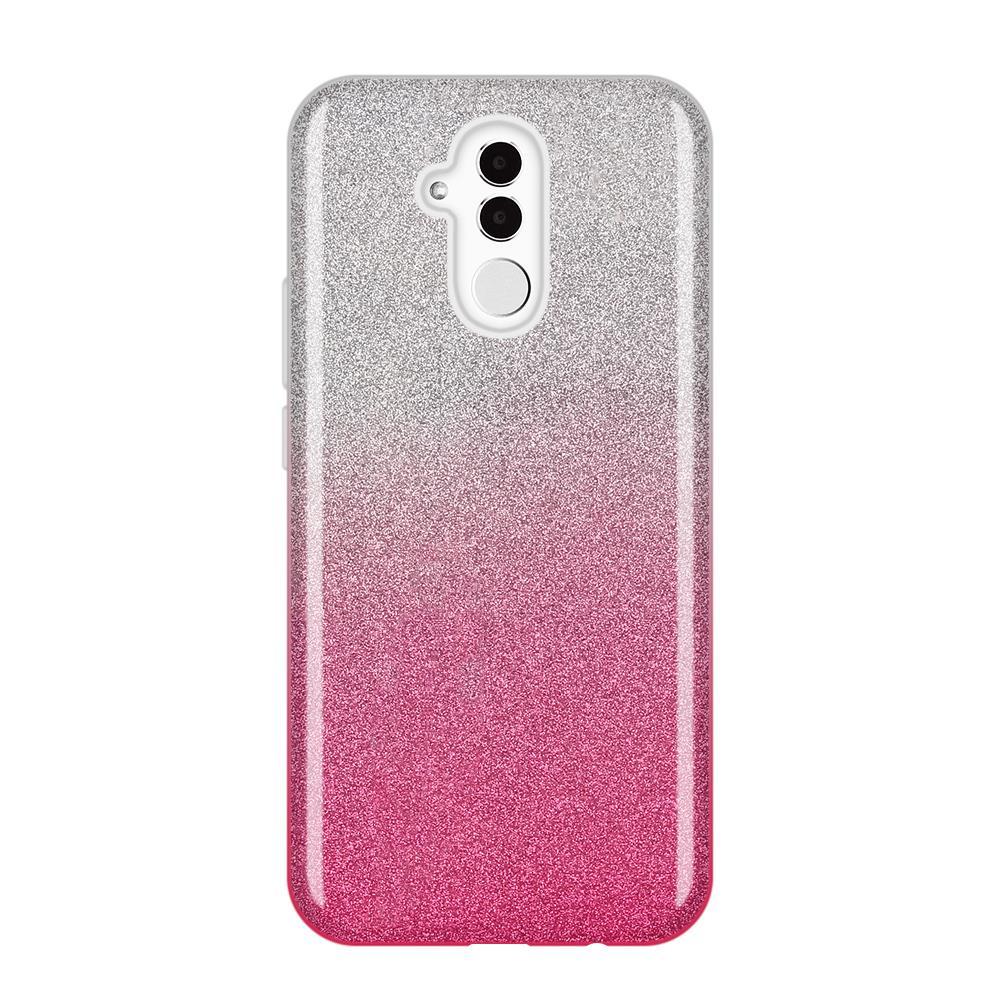 Θήκη Wozinsky Glitter Shining - Huawei Mate 20 Lite - Ασημί / Ροζ - iThinksmart.gr