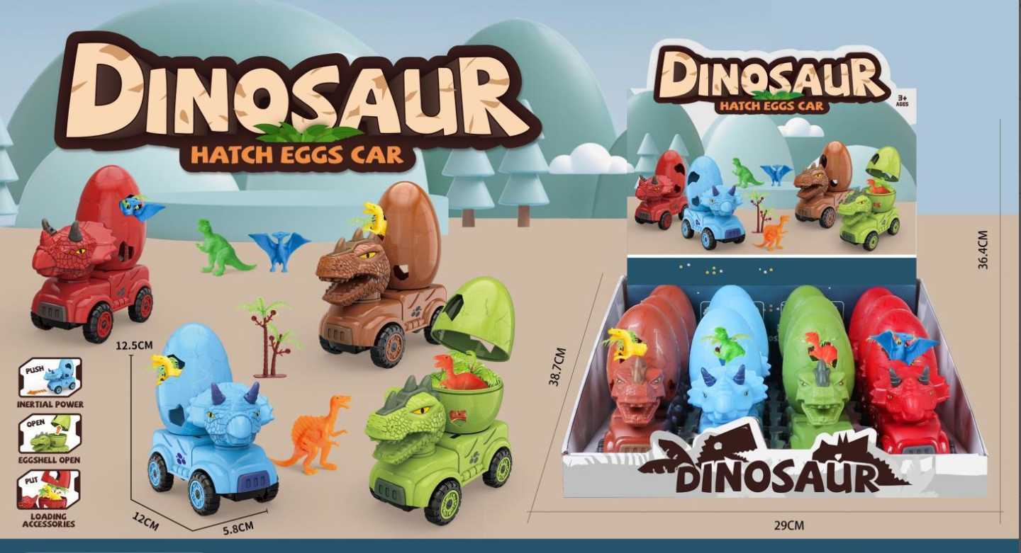 Όχημα αυγό δεινοσαύρου με αξεσουάρ - 6806 - 213318 - iThinksmart.gr