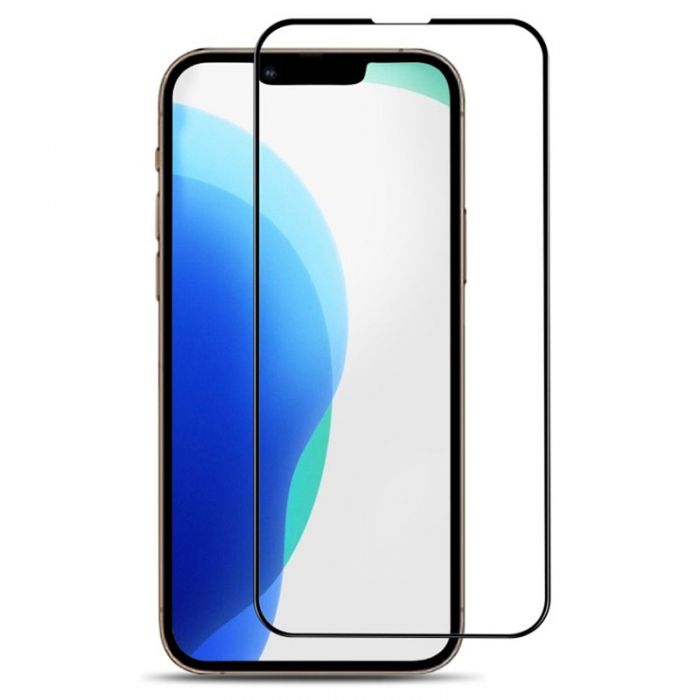 Tempered Glass - Τζαμάκι / Γυαλί Οθόνης Full Cover OEM - iPhone 13 / 13 Pro