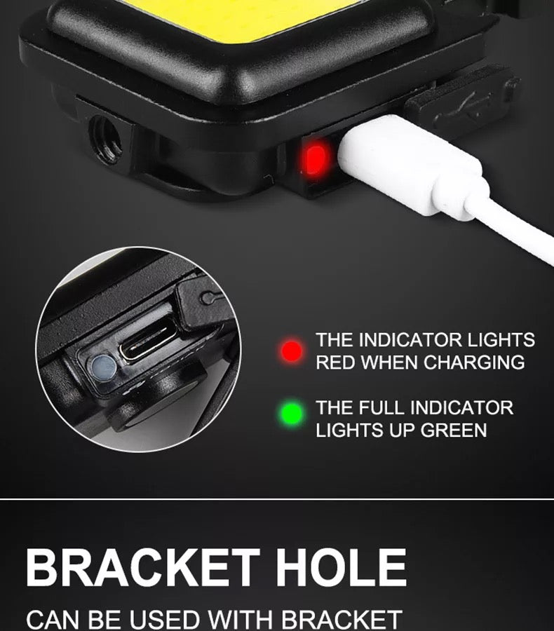 Μίνι LED Επαναφορτιζόμενος Φακός Μπρελόκ με Κλιπ, Ανοιχτήρι και Μαγνήτη - Μεταλλικός - iThinksmart.gr