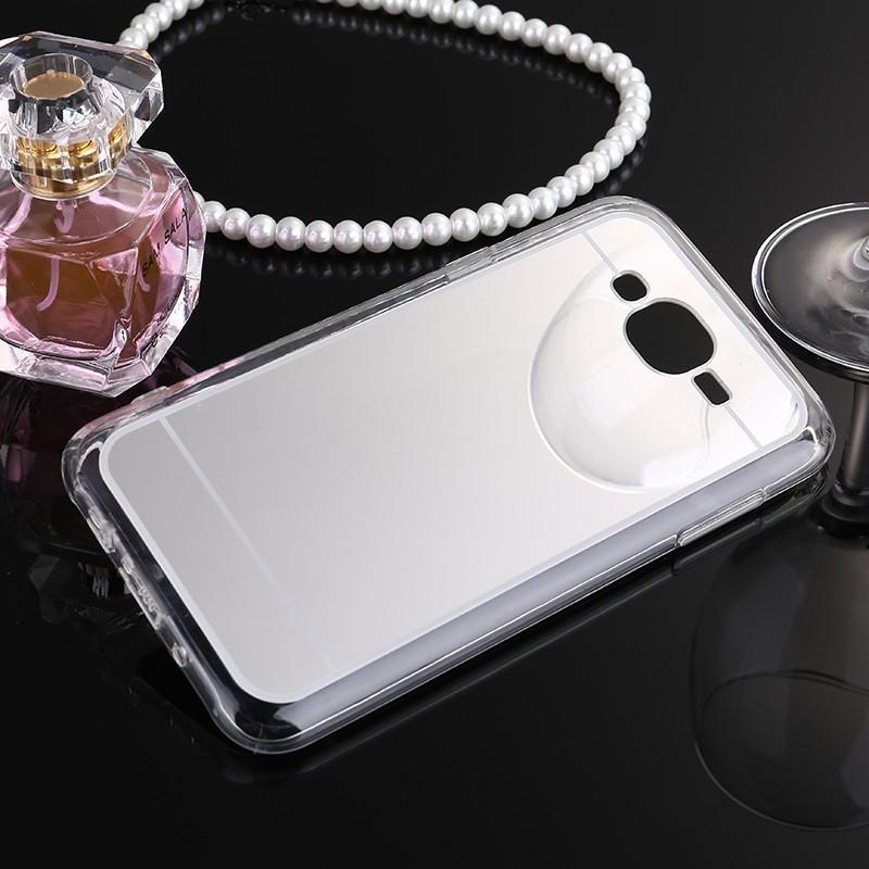 Θηκη TPU "Mirror" - Samsung Galaxy J5 (2015) - Ασημι - iThinksmart.gr