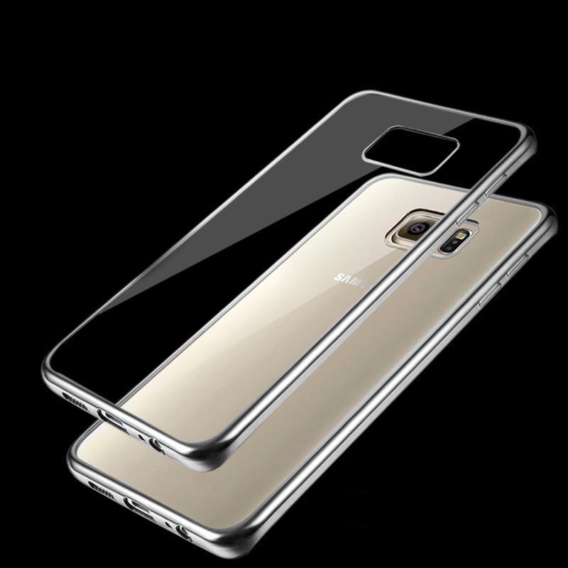 Θηκη TPU "Luxury Frame" Ασημι - Samsung Galaxy S7 - iThinksmart.gr