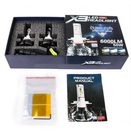 Λάμπες LED - Headlights - H3 - X3 - 239164 - iThinksmart.gr