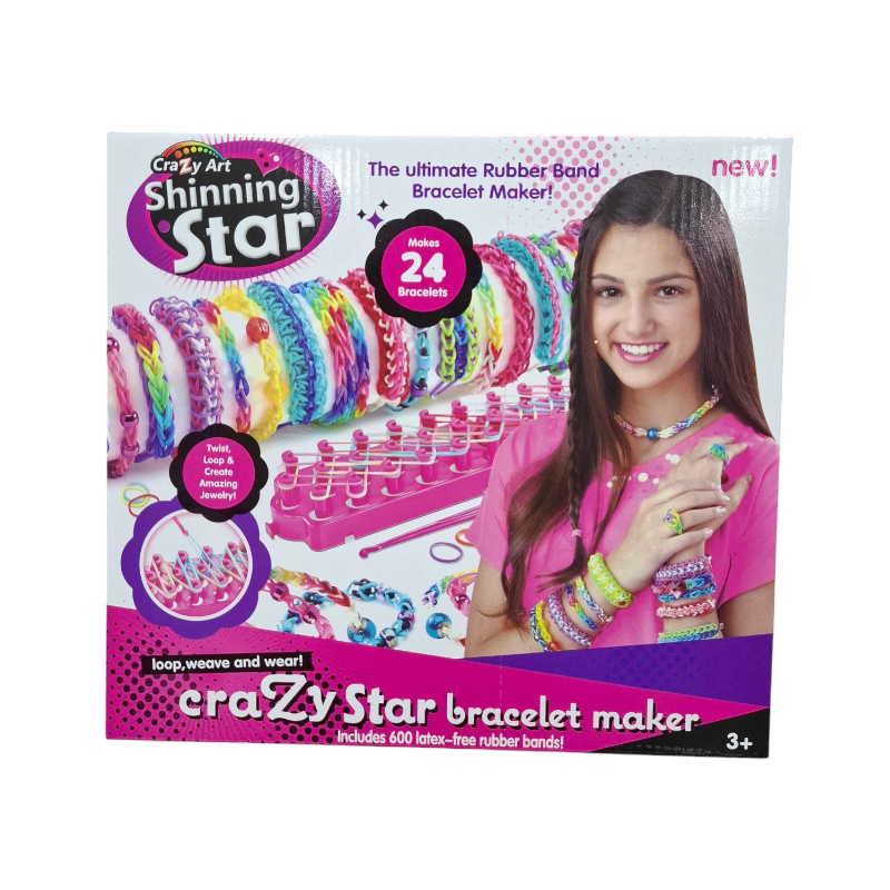 DIY bracelet making set with rubber bands - 16216DIY - 004264