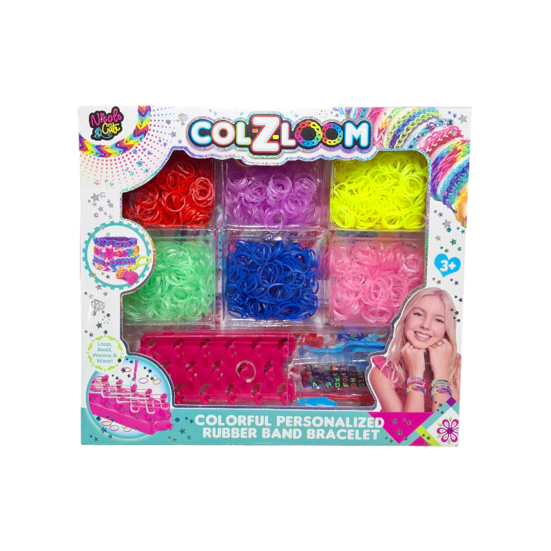 DIY bracelet making set with rubber bands - 16316DIY - 004267